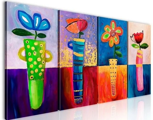 9. Cuadros pintados a mano