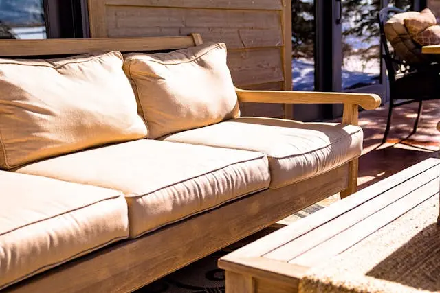 mueble en terraza