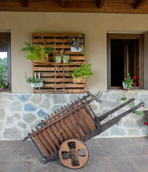 Ideas creativas con palets de madera para interiores