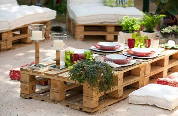 Ideas originales con palets de madera para decorar espacios