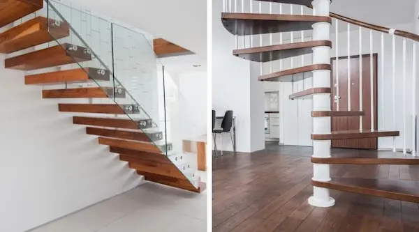 Escaleras de madera para interiores y experiencia del usuario
